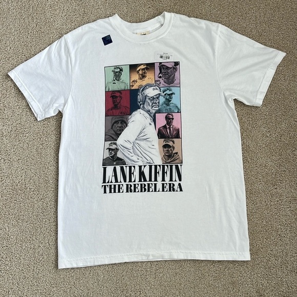 New Comfort Colors Lane Kiffin The Rebel Era Ole Miss tshirt - Picture 1 of 7